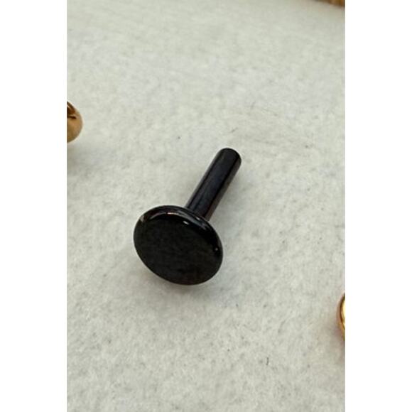 18 Gauge Post (1MM post thickness) Black PVD coated Titanium - Picture 3 of 5
